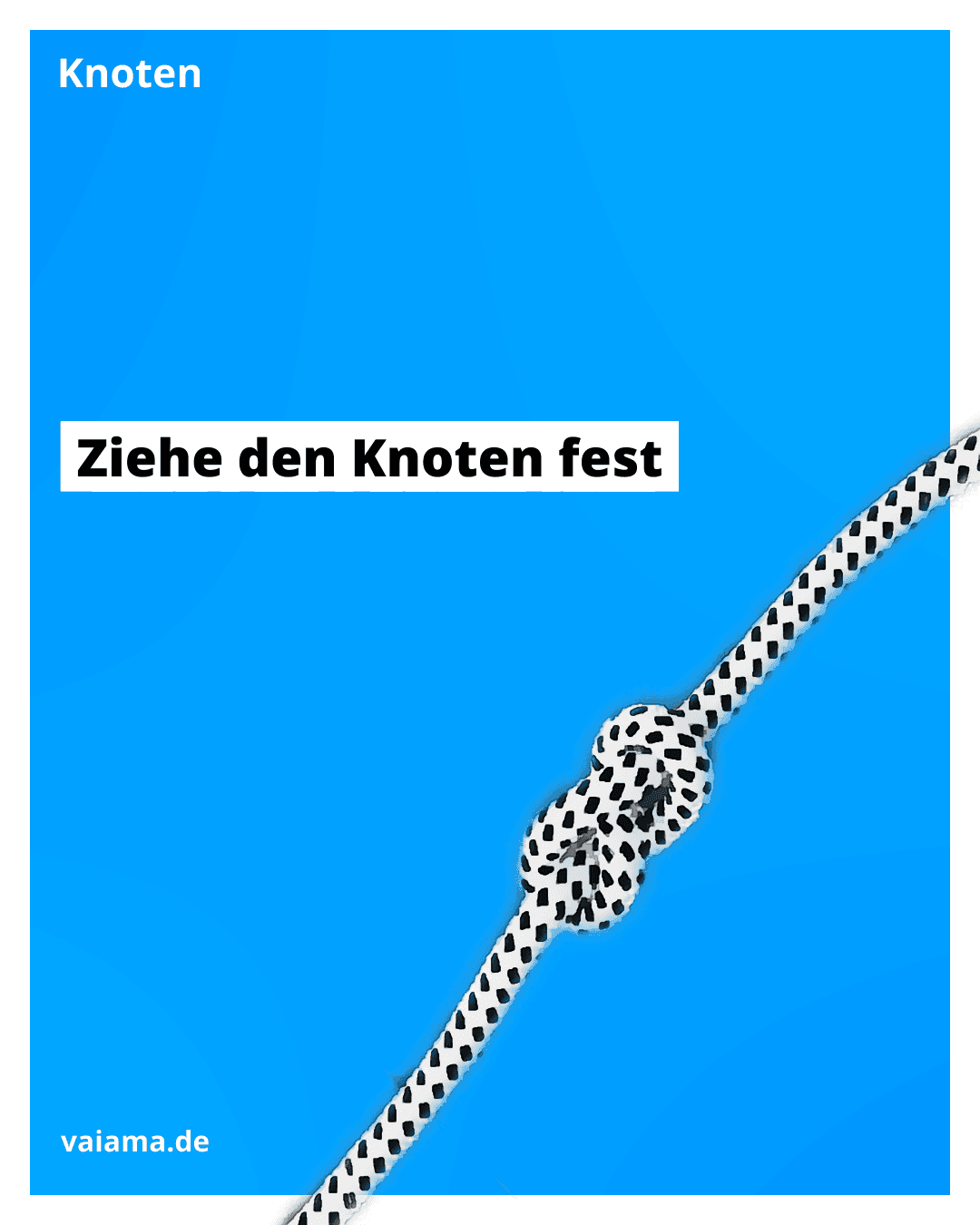Achterknoten Schritt 4